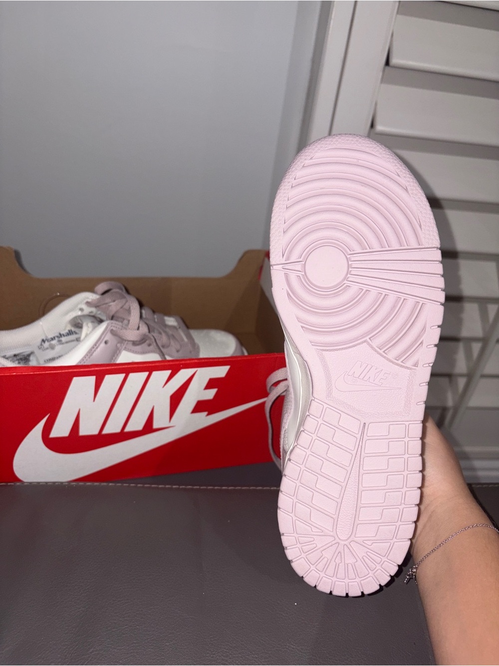 Nike Dunk Low Sail White Particle Rose – Size 6Y – Brand New in Box - Picture 5 of 5